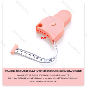 الأكثر مبيعًا مسطرة خياطة مرنة من القماش بقياسات مزدوجة مخصصة لفقدان الوزن ، مسطرة خياط داعمة من OEM/ODM - Product Image 2