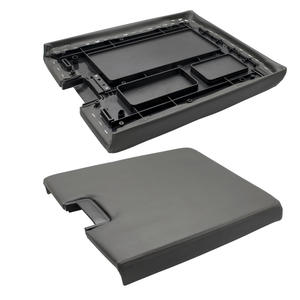 Cubierta para Reposabrazos de Consola Central Chevrolet GMC 20864151, Caja de Almacenamiento de Cuero Gris Oscuro - Product Image 2