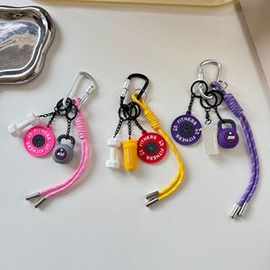 อุปกรณ์เสริมกระเป๋าเป้สะพายหลังสำหรับผู้หญิงชุดถ้วยน้ำออกกำลังกายสายคล้องคอเชือกทอพีวีซี UV - Product Image 2