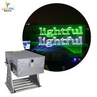 Proyector de haz láser RGBW de 120 vatios, dispositivo láser para Club de iluminación exterior con Software DMX FB4, espectáculo de luces de referencia Sky High Building