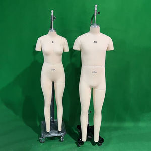 Mannequin de couturière professionnel pour femme, taille américaine 6, en fibre de verre avec base en acier inoxydable, pour vêtements - Product Image 4