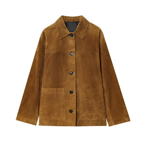 Comercio exterior transfronterizo otoño nueva mujer Casual <span class=keywords><strong>piel</strong></span> <span class=keywords><strong>de</strong></span> conejo <span class=keywords><strong>piel</strong></span> <span class=keywords><strong>de</strong></span> <span class=keywords><strong>oveja</strong></span> 100% poliéster Anti-terciopelo chaqueta abrigo - Product Image 2