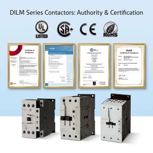 Contactor Magnético de CA Eaton Moeller Serie DILM <span class=keywords><strong>DILM17</strong></span>-<span class=keywords><strong>10</strong></span>(24V50HZ) 17A 3P 1NO 7.5kW 24V 50Hz CE UL CCC ISO para Máquinas Herramienta - Product Image 3