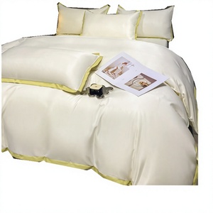 Luxury Designer Solid Pattern 4-Piece Eco-Friendly Bedding Sets Duvet Cover with Pillowcases for Home Hotel & Hospital Use - Product Image 2