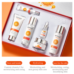 Coffret cadeau de 6 produits coréens pour le soin du visage : hydratant, éclaircissant, raffermissant, nourrissant, à la vitamine C. - Product Image 4