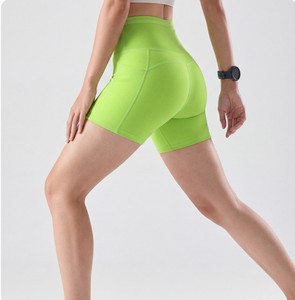 Shorts Deportivos Cortos de Compresión para Mujer, 3 Pulgadas, con Logotipo Personalizado, Transpirables, de Nailon - Product Image 4