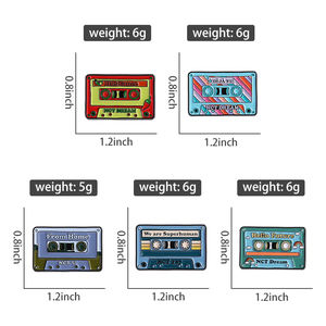 Spille da fiore per ragazzi della Corea del Sud spille con smalto di gruppo salsa piccante album di musica da sogno Retro spille con spille con distintivo con risvolto - Product Image 6