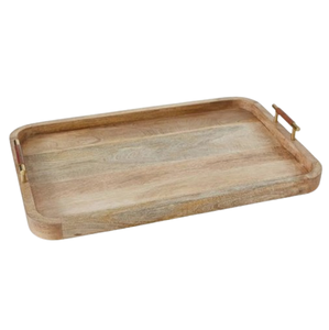 Portable Hot Selling <b>Tray</b> Use Natural Wood Coffee Tea Bread Serving <b>Tray</b> for Home & Hotel Restaurant - Product Image 2