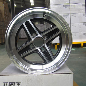 DEEP lavavajillas-rueda de aleación de 4x98mm, accesorio japonés con detalle rojo, 13 pulgadas, 4 terminales, negro, mecanizado, cara, labio, rendimiento de carreras - Product Image 4