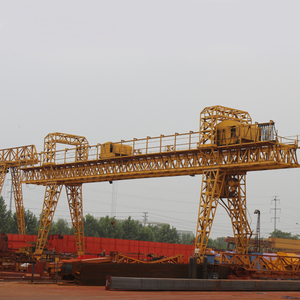 Grue <span class=keywords><strong>portique</strong></span> à double poutre mobile de 30 tonnes pour le levage de caisses <span class=keywords><strong>en</strong></span> <span class=keywords><strong>bois</strong></span> avec palan électrique - Product Image 4