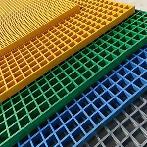 Grille en plastique renforcé de fibres de verre - un type de grille en fibre de verre utilisée pour le drainage <span class=keywords><strong>sur</strong></span> les plateformes de passerelles - Product Image 4