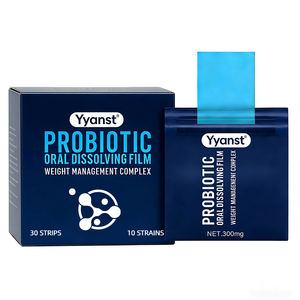 Tiras Probióticas Orales Veganas de Disolución Rápida, Sin Gluten, para Adelgazar, para Uso en Adultos, Control de Peso, Desintoxicación, Personalizadas, OEM/ODM - Product Image 1
