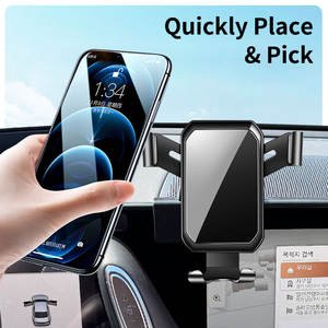 Adecuado para 2022 ~ <span class=keywords><strong>Genesis</strong></span> G90 soporte de pantalla al por mayor nuevo soporte de teléfono móvil para coche soporte de teléfono móvil Gravity - Product Image 4