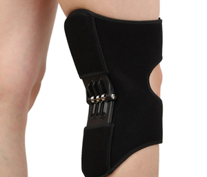 Al por mayor Rodillera de poliéster grueso con refuerzo de protección profesional y soporte estabilizador de articulación con muelles, y coderas - Product Image 1