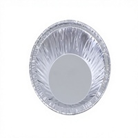 Mini moule à tartelette en aluminium rond de 20 ml, qualité alimentaire, jetable, 60x16mm, avec couvercle en PET, pour barbecue et gâteaux en extérieur