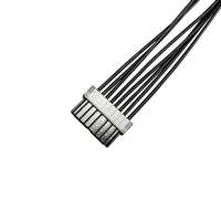 Connecteur automobile 8 broches avec clip de verrouillage, câble noir pour câblage automobile, vente en gros