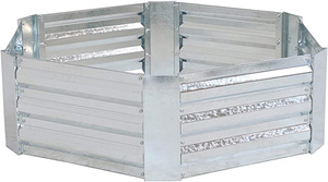 Hot 8/17/32'' Tall Pentagon <b>Raised</b> Garden Bed Elevated Large Metal <b>Planter</b> Box for DIY Enthusiasts Plants Balconies - Product Image 6