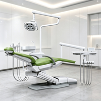 Fauteuil d'implantologie dentaire professionnel avec éclairage LED, équipement de chirurgie buccale pour clinique et hôpital, certifié CE