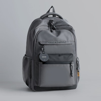 Nouveau Sac à Dos Homme en Tissu Oxford 2026 Grande Capacité Décontracté pour Voyage et Ordinateur Portable, Idéal pour Étudiants du Collège, Style Coréen Tendance