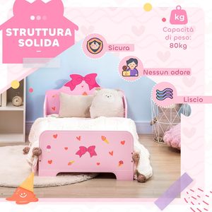 <span class=keywords><strong>Letto</strong></span> per Bambini 70x140cm con Motivo <span class=keywords><strong>Cuore</strong></span> e Figlio, Lettino per Bambini 2-4 Anni, Rosa, Anti-Caduta, in Spugna e Plastica, Fornitura Diretta dalla Fabbrica - Product Image 5