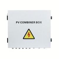 Système solaire photovoltaïque hors réseau 6, 8, 12 strings, boîtier de combinaison DC en acier laminé à froid avec disjoncteur MCB et fusible SPD photovoltaïque