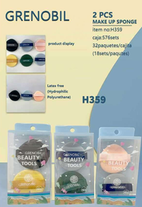Ensemble d'éponges de maquillage Grenobil Beauty Tools, 2 pièces, lavables, pour application sur le visage - Product Image 3