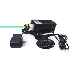 High Power 520nm Focusable Green Dot 12V 24V Laser Diode Module 300mW 600mW 800mW 1W with Cooling Fan(With Bracket and Adapter)