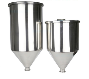 Mesin pengisi silinder cair pasta tidak standar mesin makanan Hopper Feed Blanking 304 sanitasi corong baja tahan karat - Product Image 2