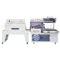 Nouveau design DQL5545SA & DSD4520 scellant et coupeur de barre en L de film plastique avec ceinture à baiser et machine d'emballage rétractable