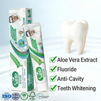 Dentifrice blanchissant personnalisé au fluor et à l'Aloe Vera — Protection anti-caries et renforcement de l'émail — Pour la gra