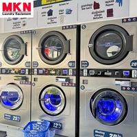Lave-Linge Professionnel MKN Factory Commercial à Code QR, Laveuse-Sécheuse Superposée