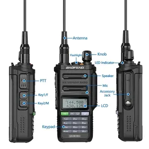 Bán buôn Walkie-Talkie Baofeng Uv-9r, chất lượng cao IP68 không thấm nước cao igh điện cầm tay hai cách phát thanh UHF/VHF Baofeng Uv-9r