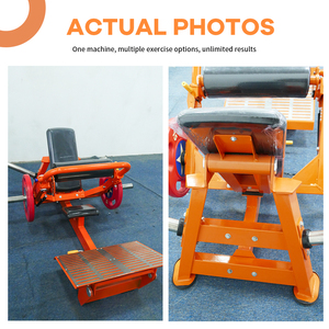 EdeFit F056B Appareil de musculation à charge libre pour Hip Thrust, entraînement des fessiers et des jambes, en acier, pour le renforcement des fessiers et la réalisation d'exercices de pont fessier - Product Image 5