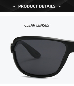Nouvelles <span class=keywords><strong>lunettes</strong></span> <span class=keywords><strong>de</strong></span> <span class=keywords><strong>soleil</strong></span> <span class=keywords><strong>polarisées</strong></span> pour hommes, pour la conduite et les activités <span class=keywords><strong>de</strong></span> plein air, protection UV, monture carrée tendance - Product Image 4