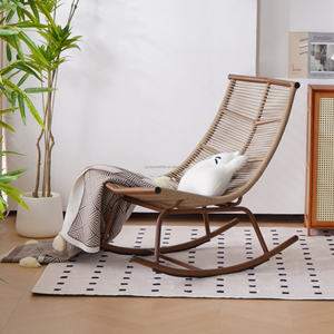 चीन में बनाया गया सफेद रतन रॉकिंग चेयर रॉकिंग चेयर बिक्री रॉकिंग कुर्सी - Product Image 6