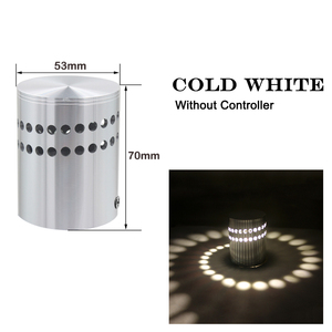 RGB 3W LED Trần Nhôm Hiện Đại Ánh Sáng Treo Tường Tường Đèn Treo Tường Thanh Triển Lãm Nghệ Thuật Deco Đèn Nhà Đầu Giường Chiếu Sáng - Product Image 3