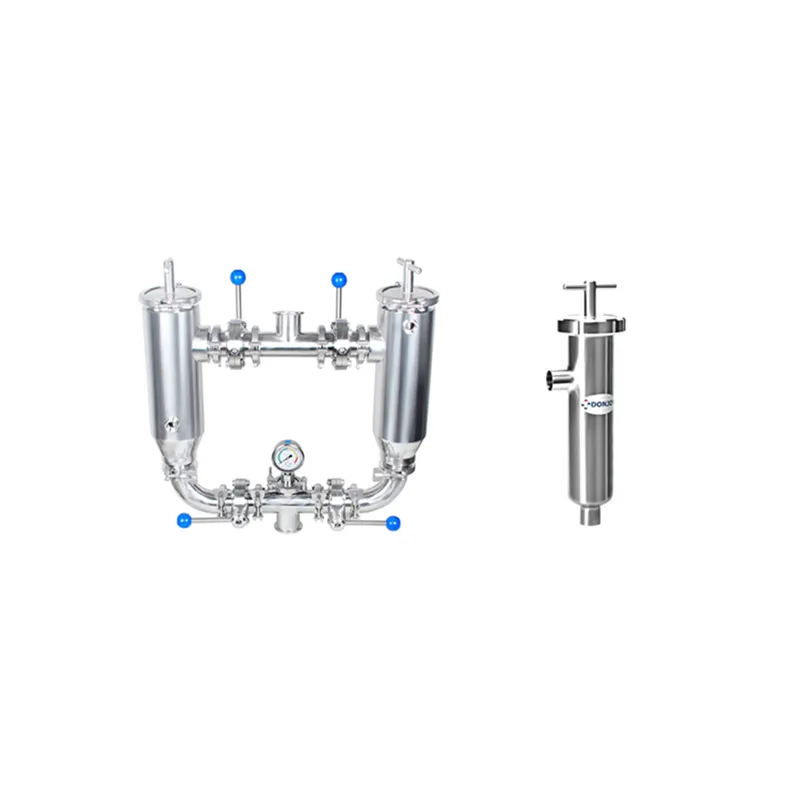 DONJOYサニタリーステンレス鋼ストレーナーフィルターハウジングろ過空気水サニタリーストレーナーデュプレックスフィルター