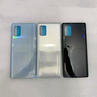 Cubierta Trasera de Vidrio para Teléfono Celular, Tapa de Batería para Samsung A51 A71 A31 A41, Carcasa de Repuesto para la Tapa Trasera de la Batería