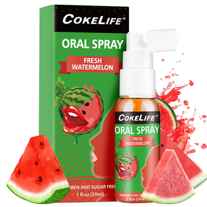CokeLife OEM ODM 29ML Oral <span class=keywords><strong>Spray</strong></span> Reduce Gag <span class=keywords><strong>Reflex</strong></span> Comestible Sex Fruit Blow Job Agua oral para mujeres y hombres - Product Image 1