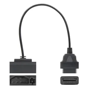 批发OBD1至OBD2适配器7Pin至16PIN OBD电缆，用于福特7pin连接器