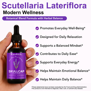 Acentiallabs Teinture Pure de Capuchon de Lapin (Skullcap) – Soutien pour la Calme et la Relaxation – <span class=keywords><strong>Sans</strong></span> Sucre ni <span class=keywords><strong>Alcool</strong></span> – Extrait Liquide Biologique d'Herbe de Capuchon en Gouttes - Product Image 4