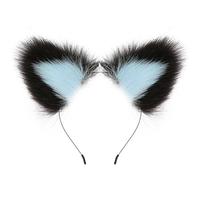 Version coréenne bête renard oreilles de chat bandeau en fourrure mignon en peluche oreille de chat oreille de renard Cosplay bandeau pour amateur de cosplay