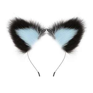 Koreanische Version Beast Fox <span class=keywords><strong>Cat</strong></span> Ears Pelz Stirnband Niedlicher Plüsch Katzen ohr Fox Ear Cosplay Haarband für Cosplay Enthusiast - Product Image 2