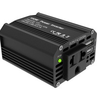 Convertisseur de courant pour voiture 150W, 12V vers 110V/220V, amplificateur de puissance pour voiture