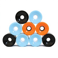 Accessoires de skateboard, impression de logo personnalisé, roues de longboard en PU pour adultes en Chine, imperméables