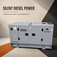 Groupe électrogène diesel industriel 50kW 100kW 200kW silencieux avec contrôleur ATS 220/380V, refroidissement par eau, ATS