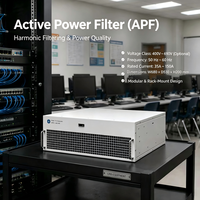 Filtre actif de puissance (APF) pour la compensation des harmoniques du 2ème au 50ème dans les applications de transmission d'énergie et industrielles.