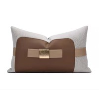 2025 nouveau Design moderne luxe haute qualité Polyester géométrie Patchwork jeter coussins couverture maison canapé décor taie d'oreiller