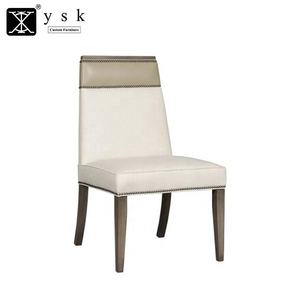 Chaise de salle à manger pour hôtel, dossier en rotin, structure en bois de frêne massif et coussin en tissu, YSK-1201 - Product Image 3
