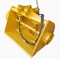 Godet mélangeur hydraulique fiable pour chargeuse compacte, attache de bétonnière mobile